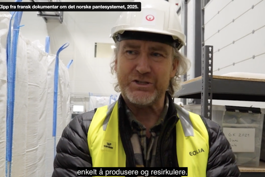 Bilde til Franske TV-seere lot seg imponere over det norske pantesystemet 
