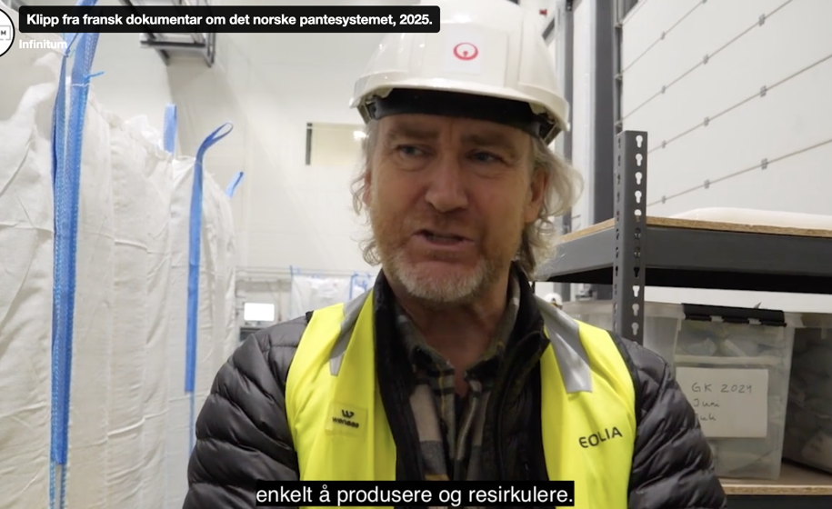 Bilde til Franske TV-seere lot seg imponere over det norske pantesystemet 
