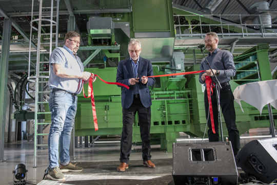 Bilde til Infinitum åpner Norges mest moderne sorteringsanlegg