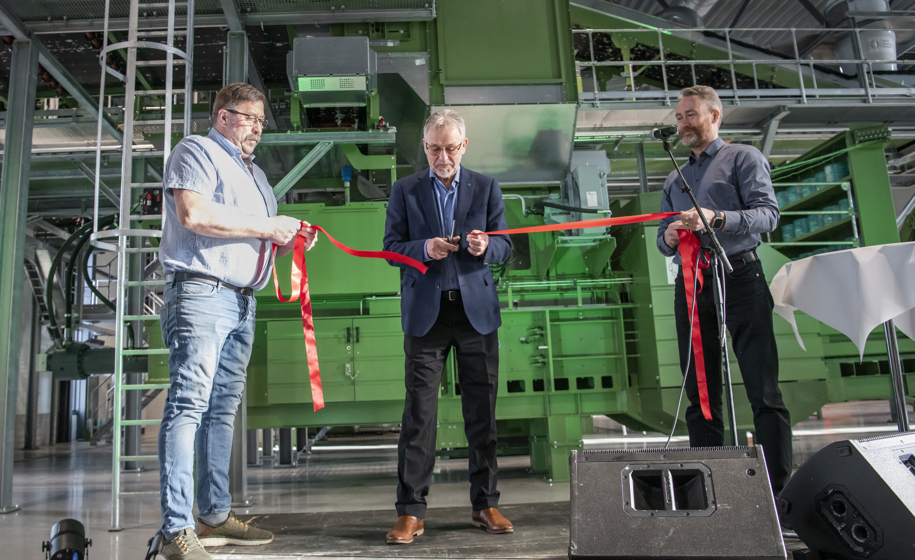 Bilde til Infinitum åpner Norges mest moderne sorteringsanlegg