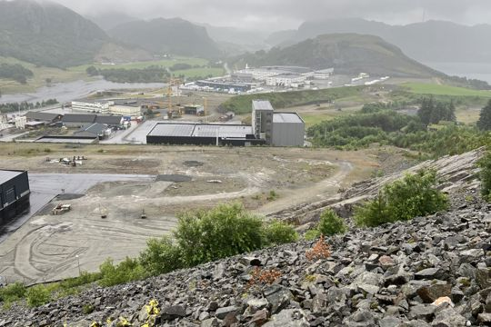 Bilde til Første spadetak for nytt sorteringsanlegg i Stavanger