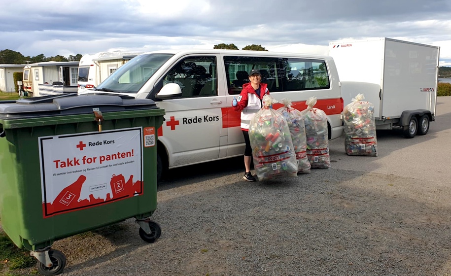 Bilde til  Sommervarmen økte panteinntektene: – Dette er viktige midler når behovet øker